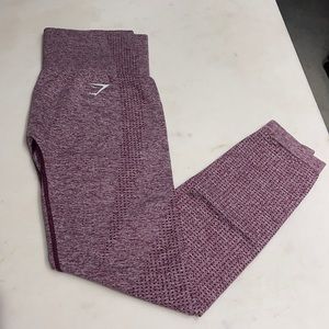 Gymshark purple vital seamless leggings size M